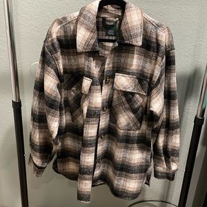 Black, brown, cream jacket